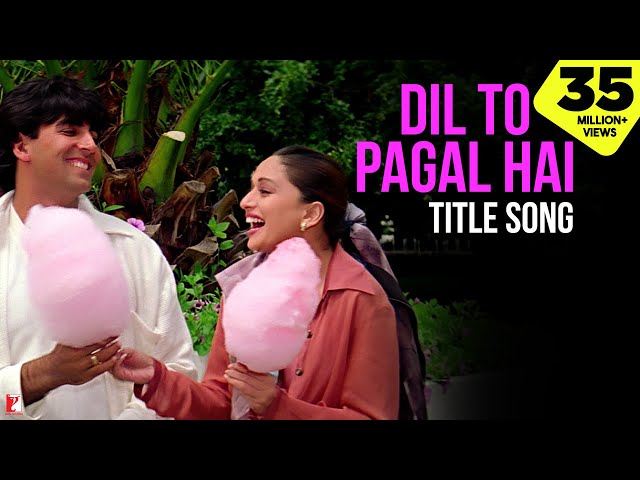 Dil To Pagal Hai Song | Shah Rukh Khan, Madhuri, Karisma, Akshay | Lata Mangeshkar, Udit Narayan class=