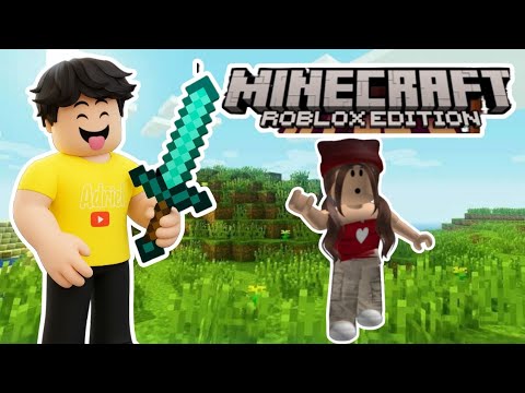 MINECRAFT NO ROBLOX!! SOBREVIVÊNCIA EXTREMA 😱 *muito difícil*