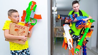 If Nerf Pizza Battle Was Like A Video Game