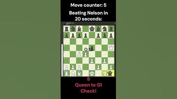 How I beat a 1300 elo chess.com bot In under 20 seconds #shorts