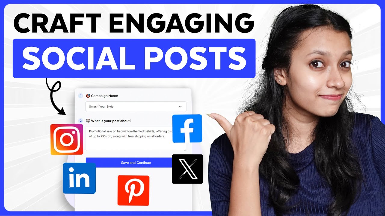 Generate Social Media Posts with AI (Content Made Easy) - YouTube