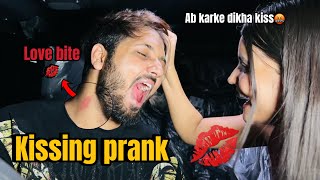 kiss prank 💋 *she got angry🤬 * | the_mohiiiit