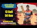 Santosh sulagepatil  matchwinning performance