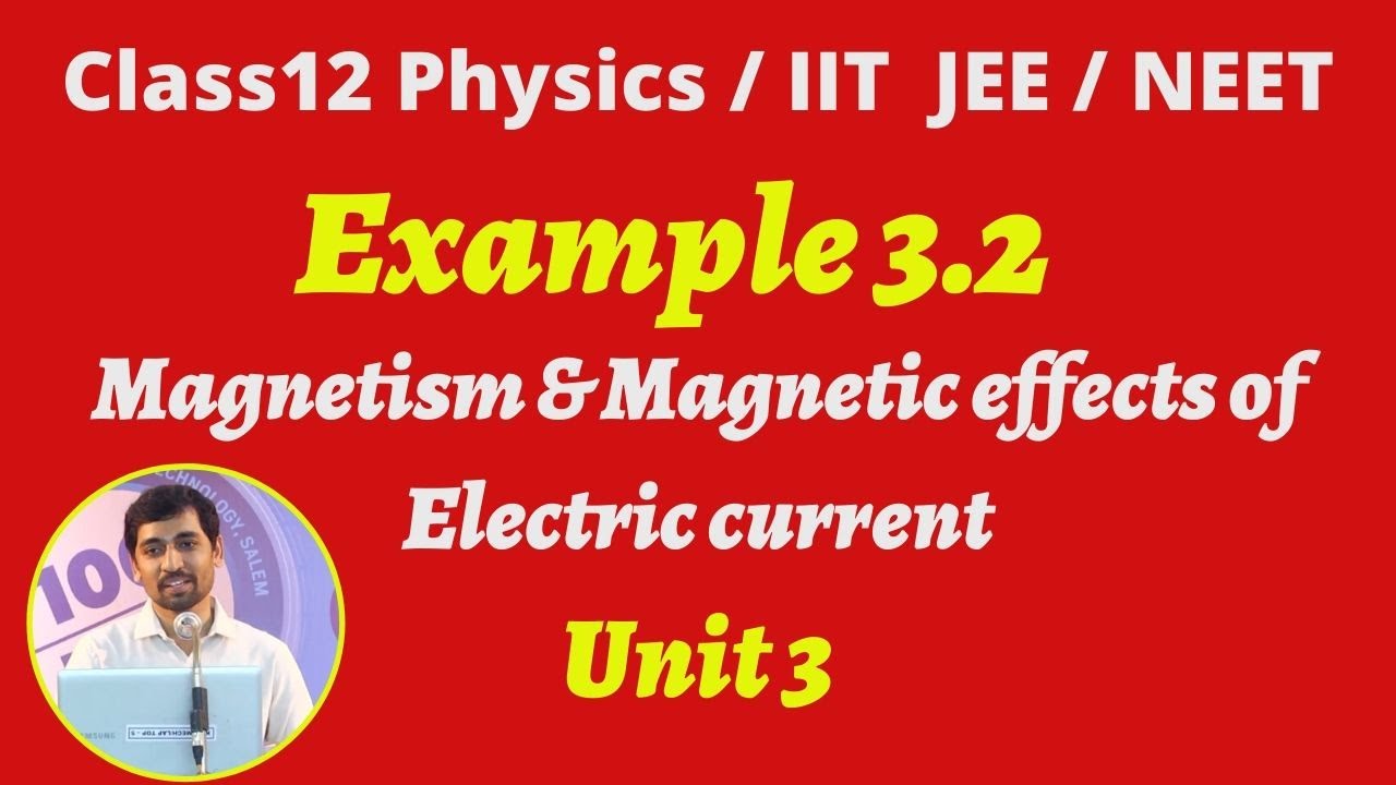 Class 12 Physics l Example 3.2 Magnetism and Magnetic Effects of ...