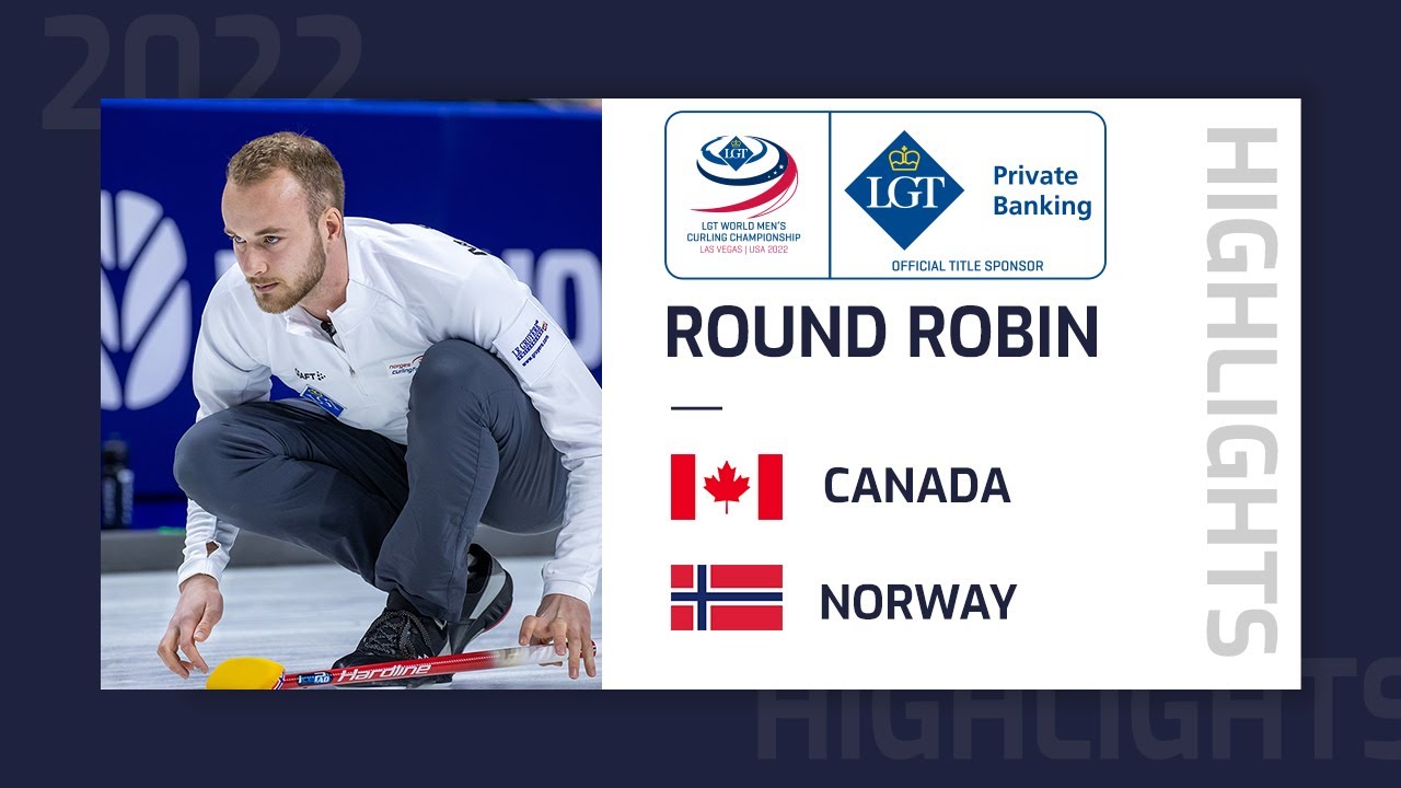 Canada v Norway - Highlights - LGT World Mens Curling Championship 2022