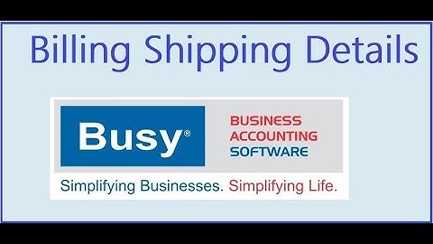 How Can Create Bill To Ship To  Tax Invoice