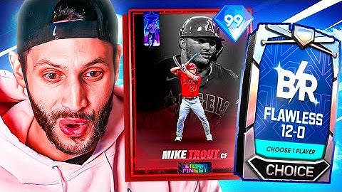 I Drafted 99 Mike Trout In BR!