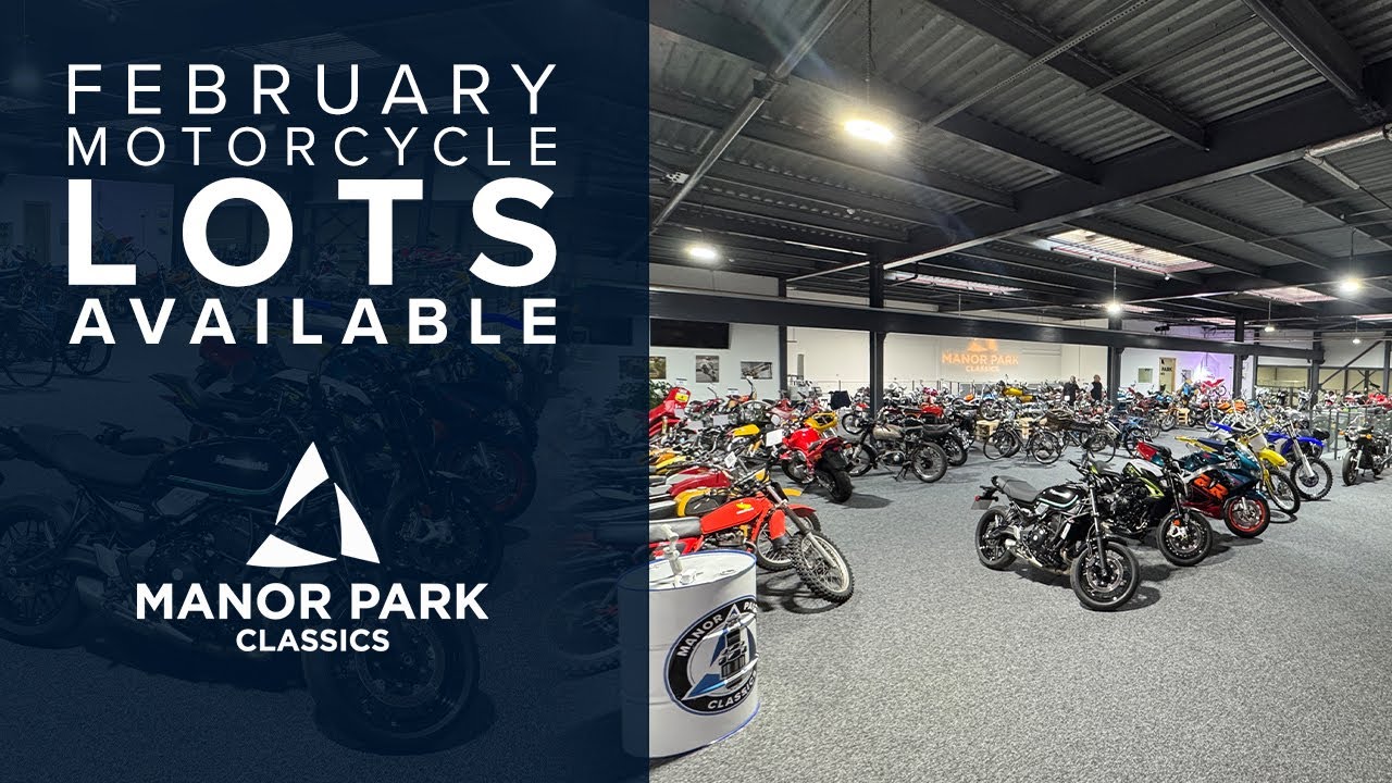 February Motorcycle Lots Available - Manor Park Classics North
