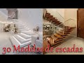 30 MODELOS DE ESCADAS INTERNAS PARA CASAS MODERNAS