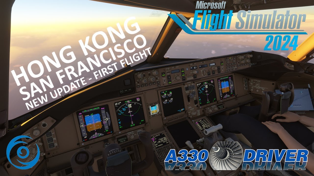 PMDG 777 New Update SU3 | Hong Kong - San Francisco FIRST FLIGHT | Real Airline Pilot