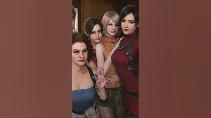 ALL RE Girls Face Models 😍 #shorts #residentevil4