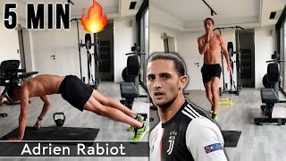 Adrien Rabiot 5 MIN Cardio & Strength Workout 🔥 [100% Home]