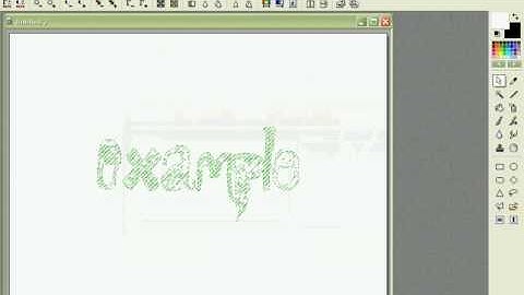 PhotoFiltre Tutorial: Glowing Text