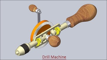 Drill Machine (Volume-1)--Solid Edge Tutorial