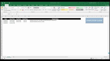 Time Tracker: My Time Clock [downloadable VBA Macro]