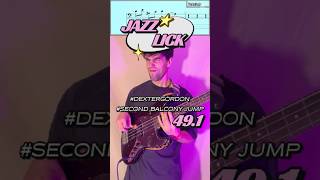 49.1 Dexter Gordon jazz solo bass #basschallenge #humor #grooveoftheday #bassmaster #musica #bass