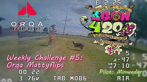 #IGOW4 Weekly Challenge 5: Orqa Matty Flips