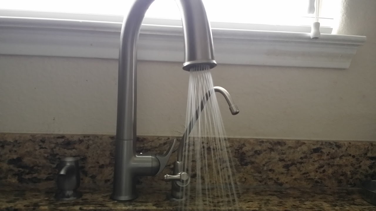 Kohler Sensate The Ac Powered Touchless Kitchen Faucet Youtube