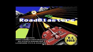 Commodore 64 Longplay [221] Road Blasters (EU) screenshot 5