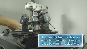 How to adjust the horizontal rotary lock of the CleverArm in an anti-clockwise direction