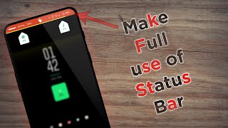 Make Full use of Status Bar | Status Bar Customization | Best app for status bar screenshot 2