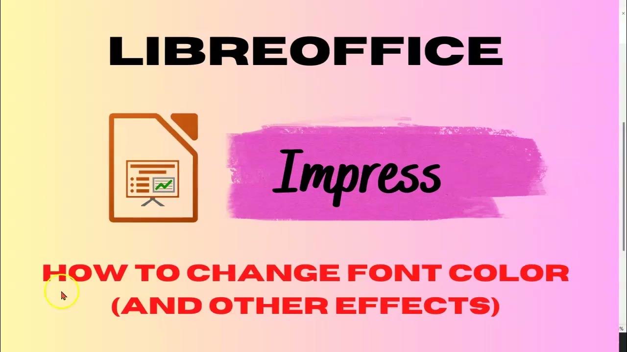 how-to-change-font-color-and-other-effects-youtube