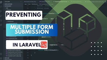 How to prevent multiple form submission in Laravel