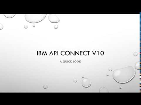 IBM API Connect v10 a Quick Look