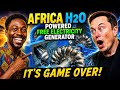 African Water Powered Free Electricity Generator  Bye Bye Solar 