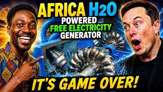 African Water Powered Free Electricity Generator  Bye Bye Solar 