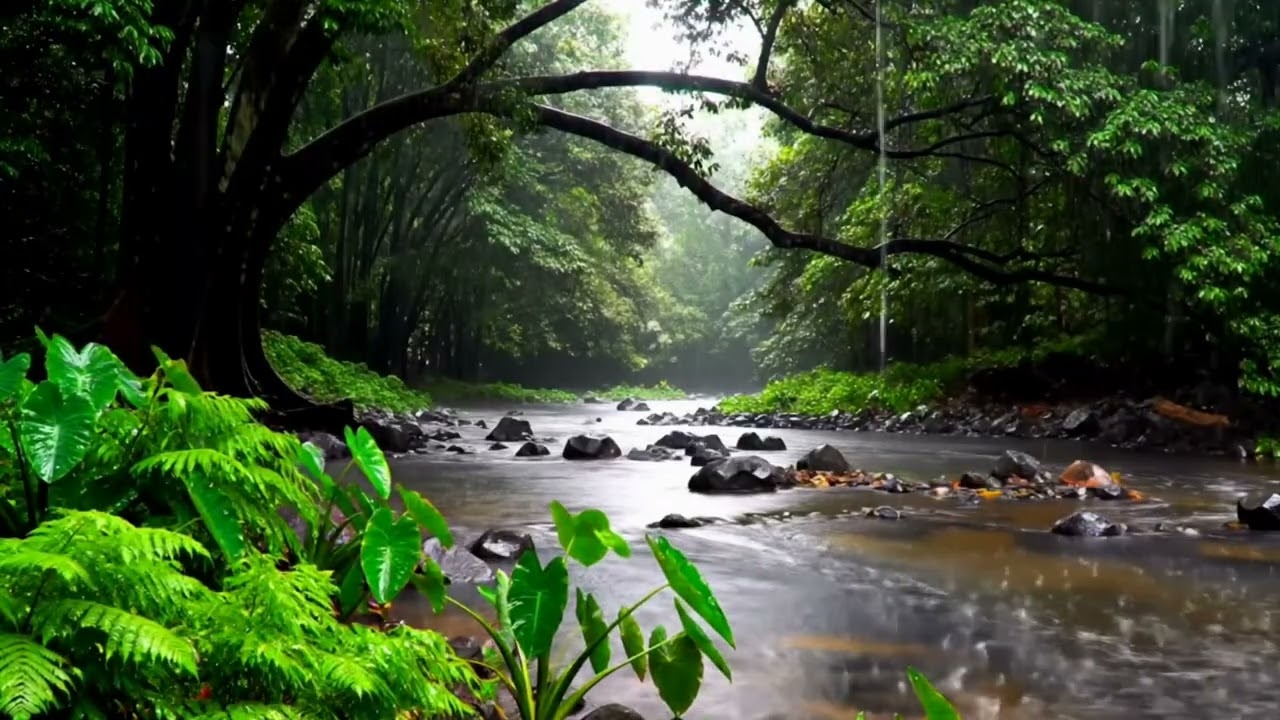 Rain Therapy for a Quiet Mind