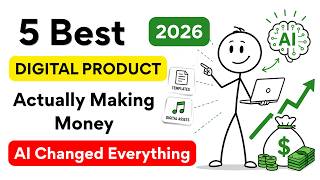 5 Best Digital Products Actually Making Money in 2026 (AI Changed Everything)