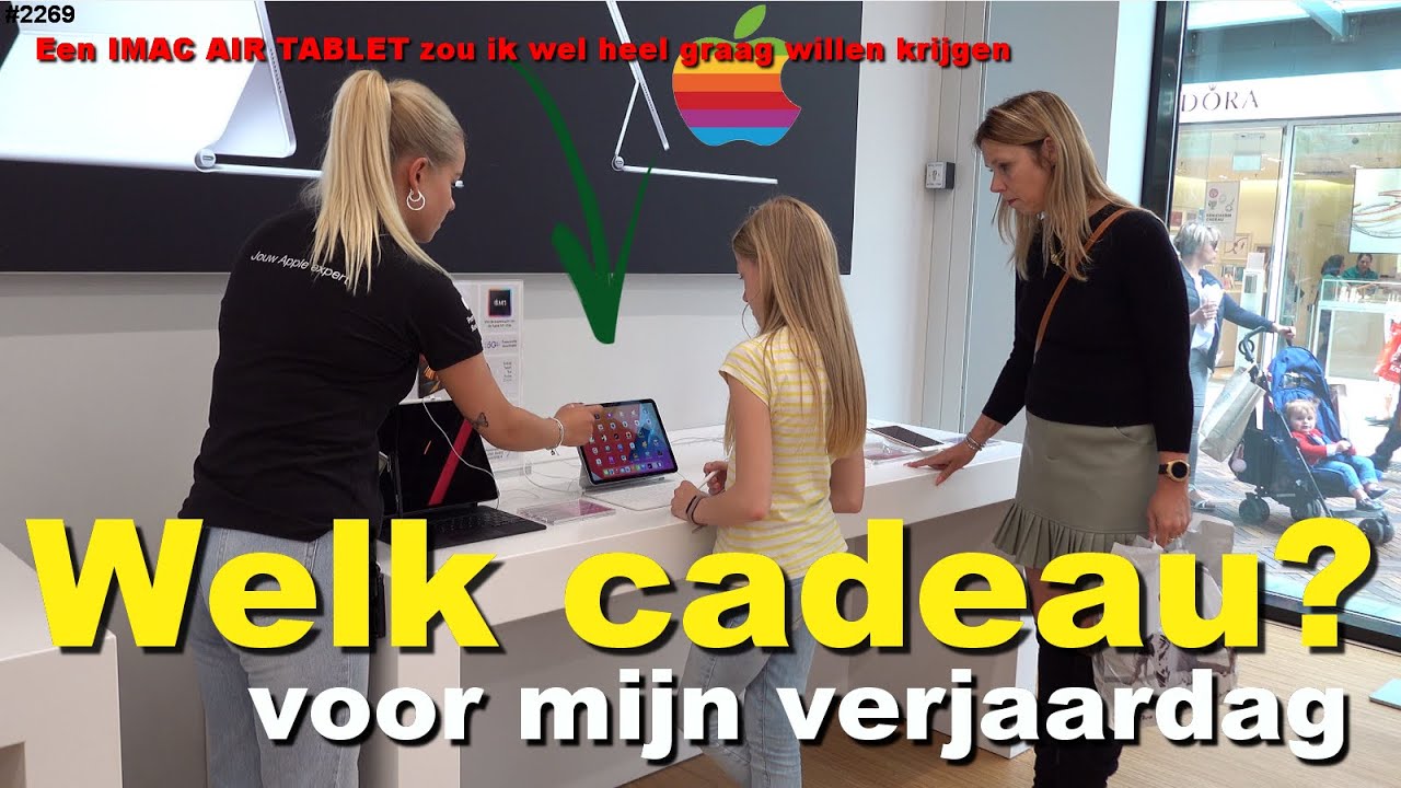 Wat zal ik voor MIJN VERJAARDAG vragen. Ik ZOU wel een APPLE IMAC AIR