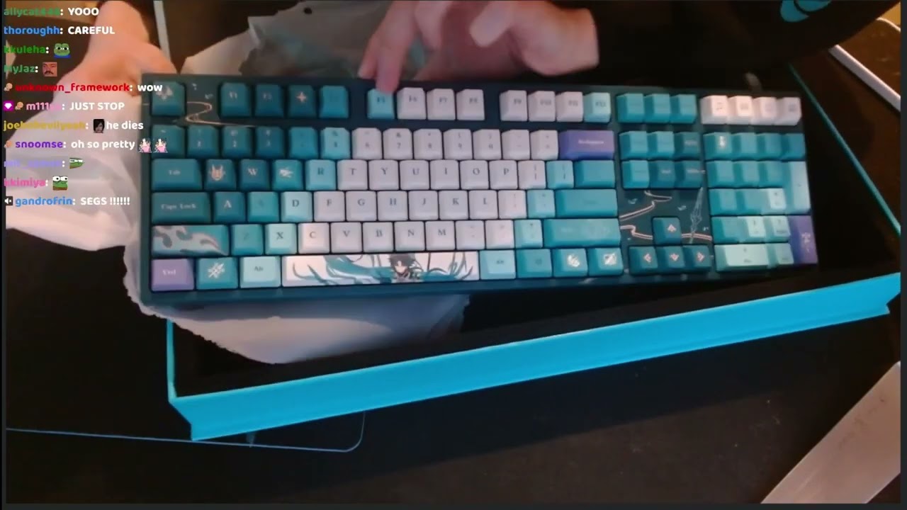 Zy0x unboxes his NEW XIao Keyboard and other stuff - YouTube