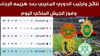 جدول ترتيب الدوري المغربي بعد فوز الجيش الملكي اليوم ترتيب البطولة المغربية 2022-2023