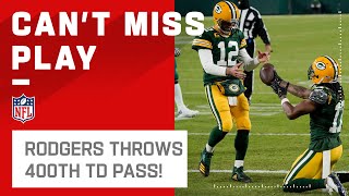 Aaron Rodgers Throws His 400th TD Pass!