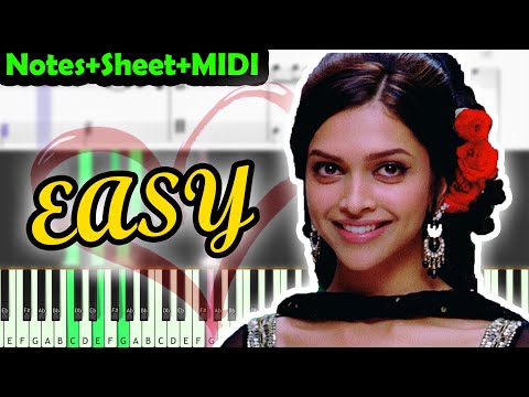 Dastaan-E-Om Shanti Om - Notes+Sheet+MIDI - EASY Piano Tutorial