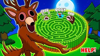 Roblox Oggy And Friends Trapped In Maze Of 99 Nights Of Forest screenshot 3