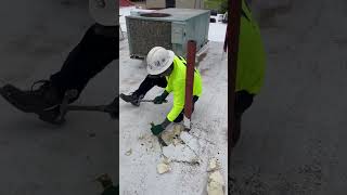 Spray Foam Roof Insulation Removal: The Toughest Part of the Job!
