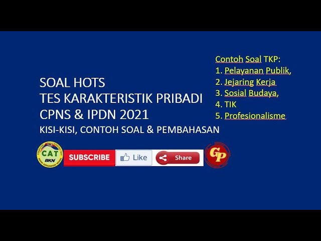 Soal Tkp Cpns Dan Sekolah Kedinasan 2021 Youtube Soal Tkp Cpns Dan Sekolah Kedinasan 2021 Youtube