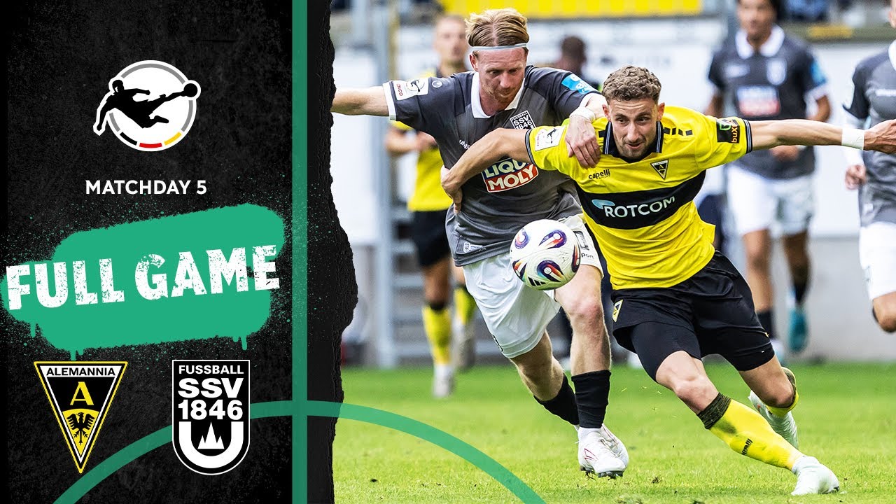 Alemannia Aachen vs. SSV Ulm | Full Game | 3rd Division 2025/26