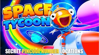 SPACE TYCOON MAP FORTNITE CREATIVE - SECRET PINCODE NUMBERS XP LOCATIONS