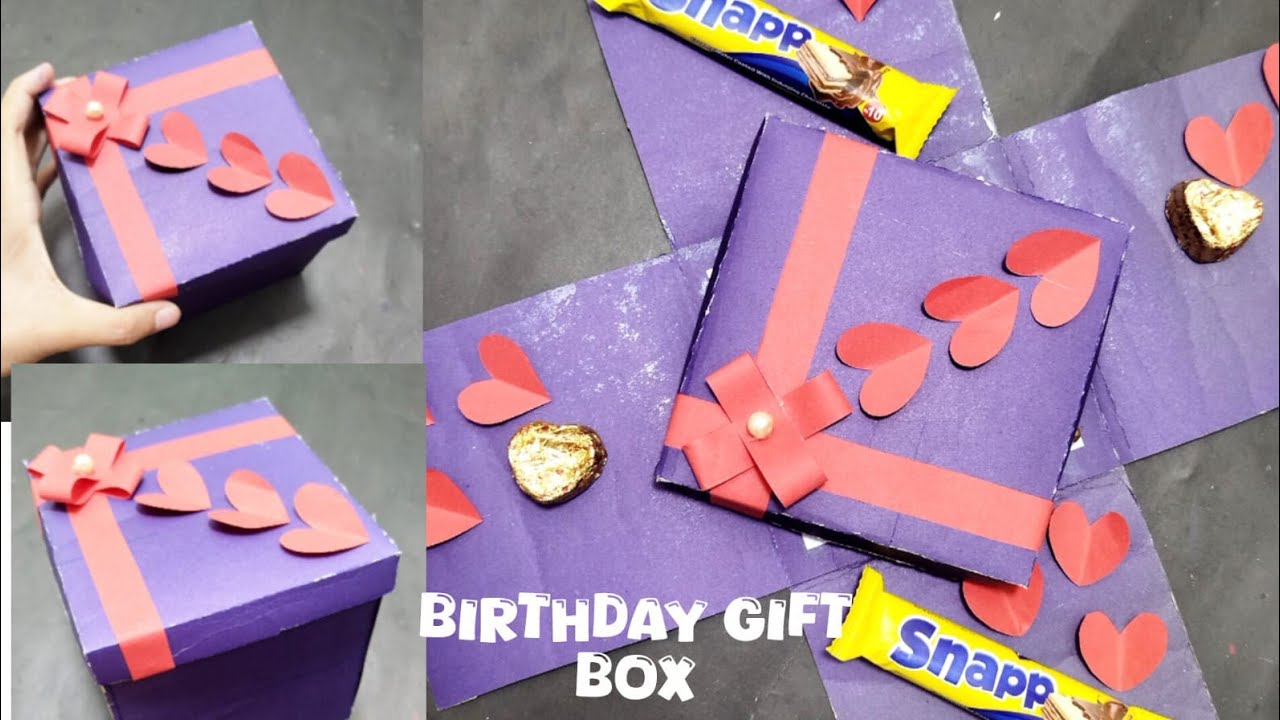 🥰 Beautiful 🥰 Chocolate Gift Box Making | Birthday Gift Ideas For Best ...