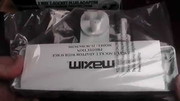 Maxim 5 Way T-Socket Mains Switch Plug Adapter With On/Off Switch & Surge Protection review