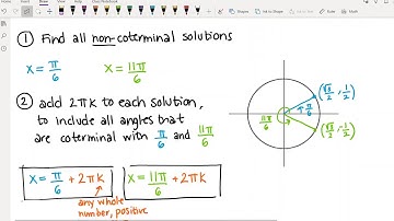 142 Week 8 Video 2 (7.4: Solving Trig Equations by Hand)