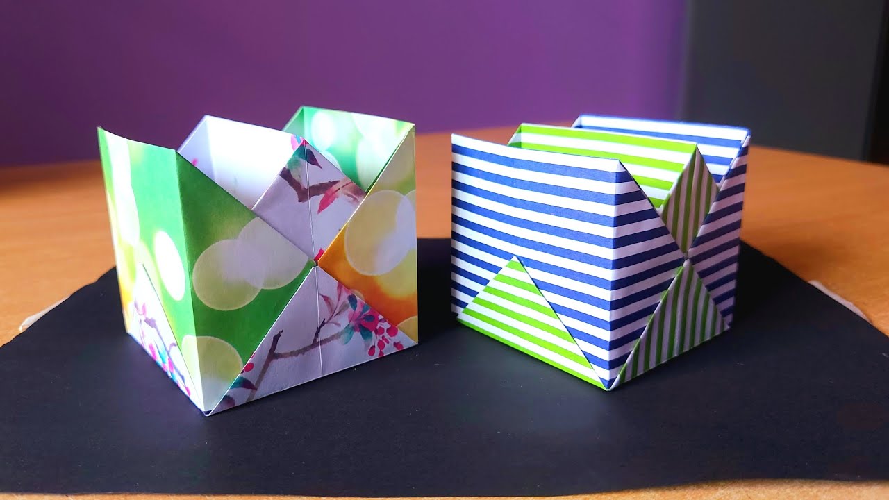Origami Paper Pencil Holder Easy Paper Crafts origami diy papercrafts origami-paper-pencil-holder-easy-paper-crafts-origami-diy-papercrafts