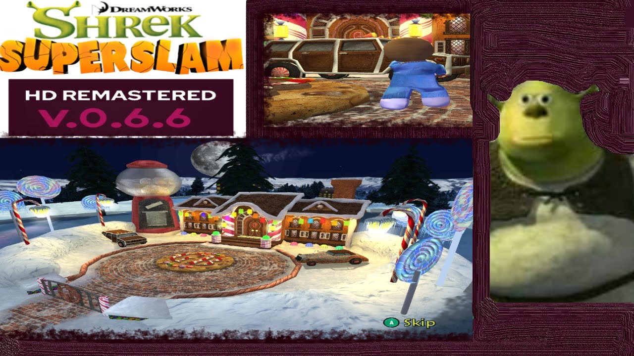 Gingerbread Hizzle HD Remastered in Shrek SuperSlam