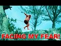 400lb Strongman Goes Cliff Diving In Jamaica