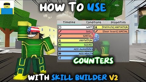 HOW TO USE Counters In Skill Builder V2 (Jujutsu shenanigans) 
