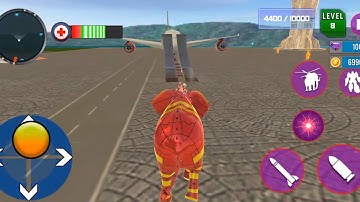 Spider Tank Robot Car Game Elephant Robot Game - Android Robot Gameplay